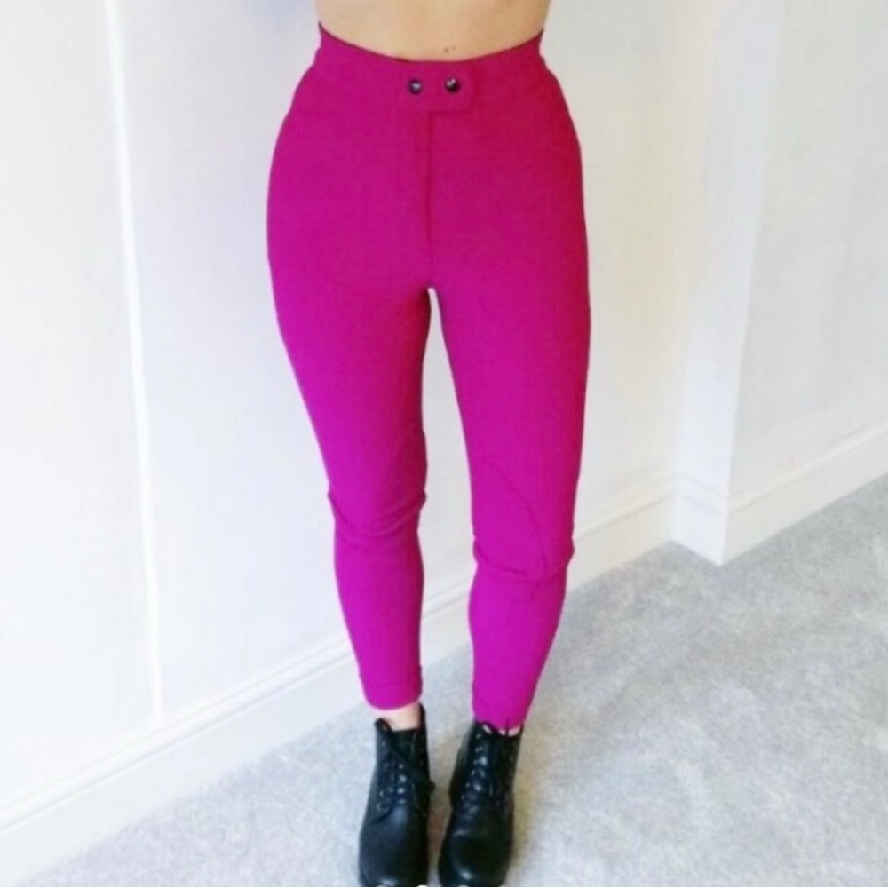 American Apparel Bold Pink Riding Pants